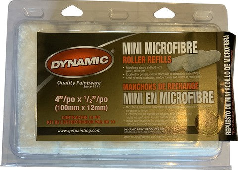 Dynamic Microfiber Mini Roller 10pk