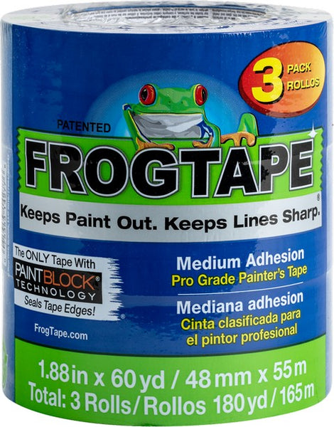 Blue FrogTape Pro Grade Painter's Tape 3pk  (1.88" x 60yd)